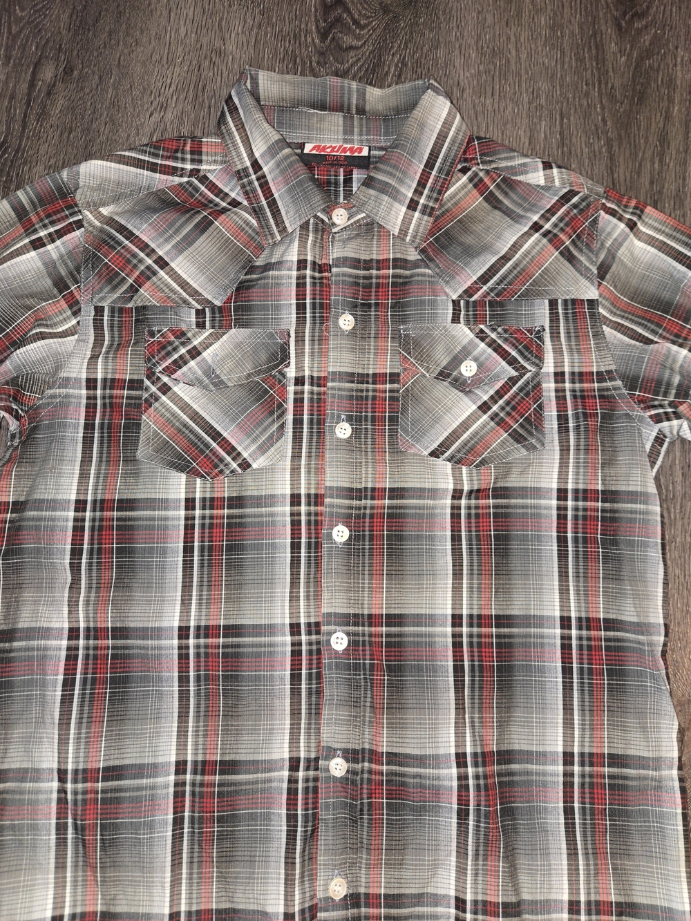 Plaid Button-Up - Picture 4 of 6